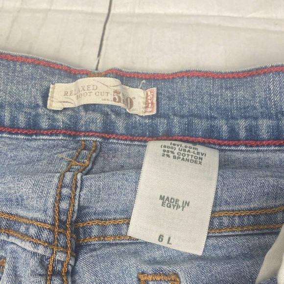 Levi’s Women’s Jeans 550 Relaxed Boot Cut (Size 6L) – Dated Early 2000’s - Picture 3 of 10